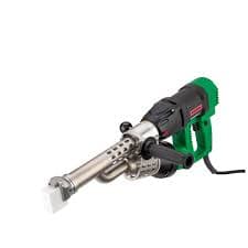 Extrusora aplicando cordón de polietileno